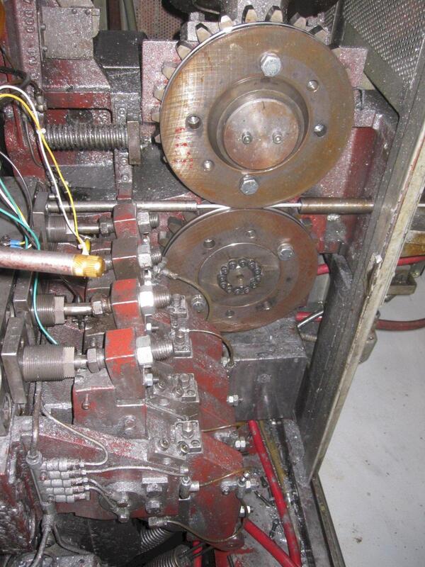 .157" x 3.74" Malmedie #B8, 4 die progressive cold header, 55-110 PPM, 40 HP - Image 9