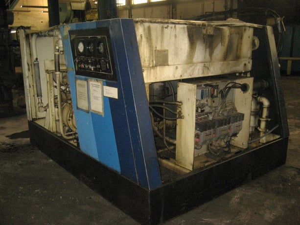 800 cfm, 125 psi, Ingersoll-Rand #SSR-800H-AAJ5, rotary screw air compressor, 217 HP - Image 2
