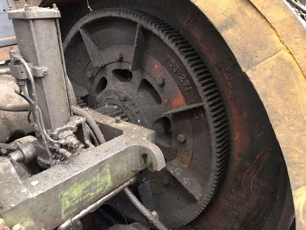 National #6, reducer roll, 3" stock, 24" rolled length, 25 HP - Image 1