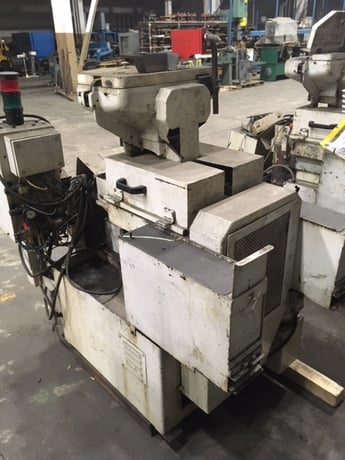3/8" Shimazu #Super-3F, twin spindle nut tapper, 80-100 PPM, hopper, magnetic chip separator - Image 2