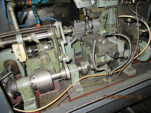 .74" Towa #TO-3B, shaver, 7-30 PPM, 21" vibratory bowl, collet spindle, cross slide tool holder - Image 6