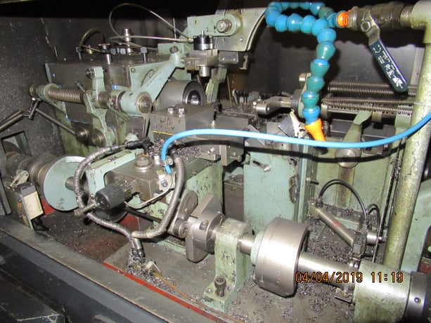 .74" Towa #TO-3B, shaver, 7-30 PPM, 21" vibratory bowl, collet spindle, cross slide tool holder - Image 8