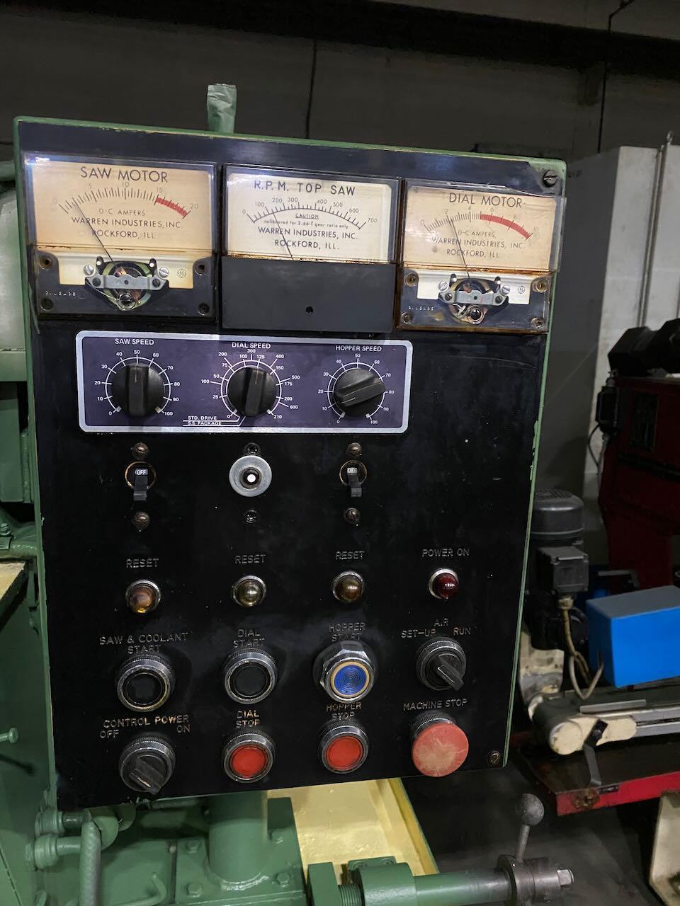 Warren #WS-1000, high speed head slotter, 5/16" blank diameter, 2" blank length, 600 PPM, 1978 - Image 7