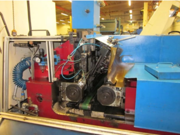 1.25" x 11.8" Bad Duben #PRX32E-CNC, 2 die cylindrical thread roller, 1996 - Image 1