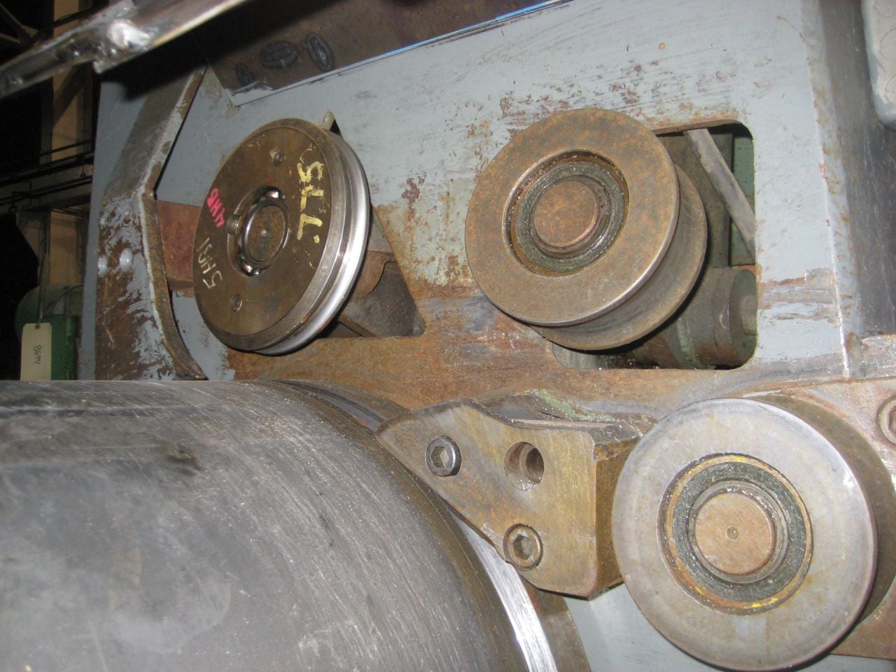 2400 lb. Fastener Engineers #PF-2400-24, powered uncoiler, 300 FPM, 1979 - Image 3