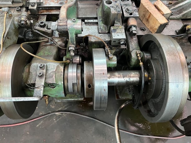 Baird #3, 4-slide wire former, 3/16" wire diameter, 1-1/8" flat stock width, 10" feed length, 120 PPM - Image 10
