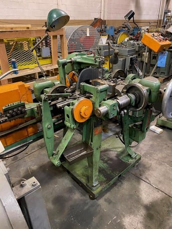 Nilson #S-1, 4-slide wire forming machine, 3/32" wire diameter, 1" width strip, 8" feed length, 47-234 PPM - Image 1