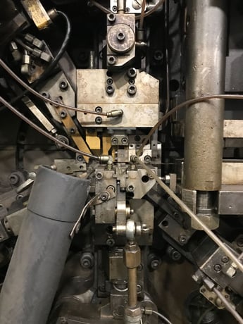 Bihler #RM-40, wire & strip forming machine, 5-slide, 2.36" strip width, 350SPM, 1988 - Image 7