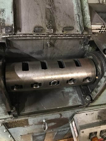 5/16" Shuster #2A4V, wire straighten & cutoff machine, 2.1"-3' cut length, 15 HP, 28-300 FPM, 1999 - Image 2