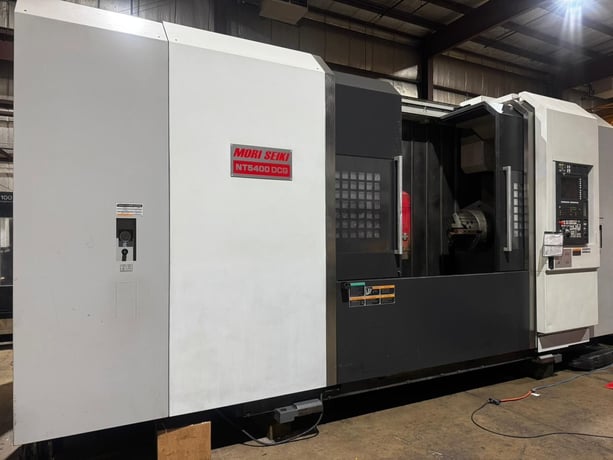 Mori Seiki #NT-5400DGC/1800SZ, 5" Axis CNC horizontal turning center, 4.1" bar, 15" chuck, 2007 - Image 1