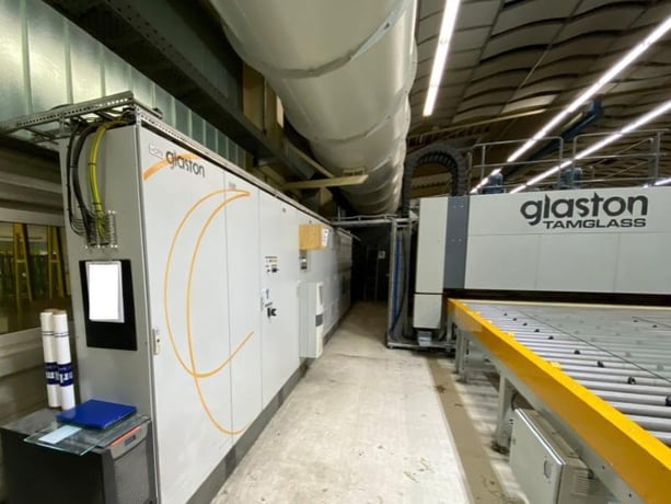 Glaston #FC-500-2860-4-19-MM-L-R, Flat Tempering Furnace for Low-E Glasses, 110" x 236" max glass size - Image 4