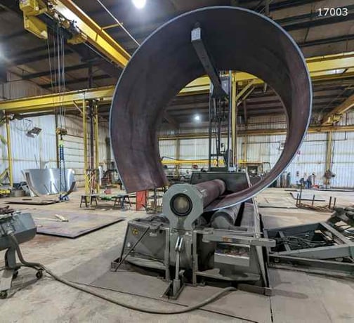 10' x 1-3/4" M.g. #MH-345-G, 18.1" top roll diameter, 17.3" lower roll diameter, 14.6" side rolls diameter - Image 9