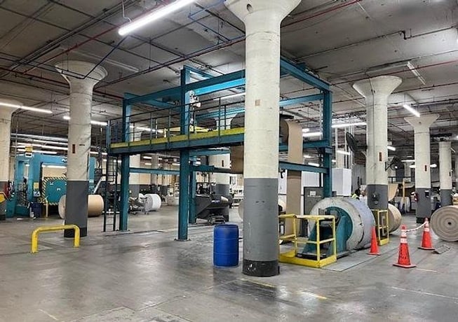 Vala Machinery, 60" dia. x 80" long roll wrap system, Chromalox 2110 temperature controller - Image 1