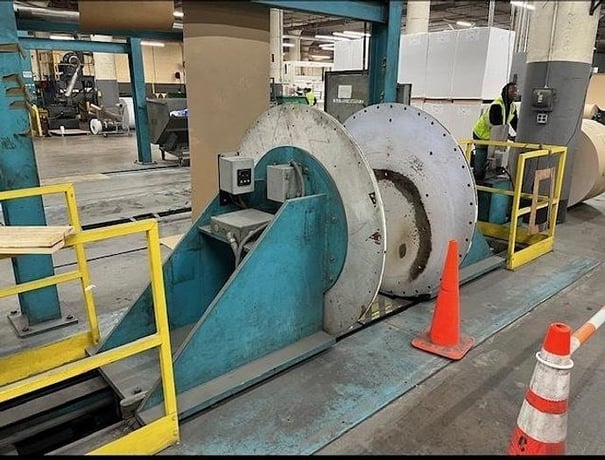Vala Machinery, 60" dia. x 80" long roll wrap system, Chromalox 2110 temperature controller - Image 2