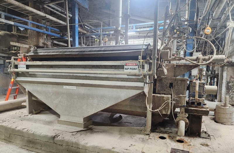 8' Horne, 100" wide thickener with spare drum - Image 1