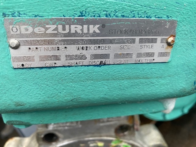 6" Dezurik #9419256, high performance BHP style control valve, size 6 - Image 3