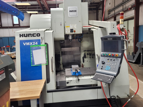Hurco #VMX-24, CNC vertical machining center, 24 side mount tool changer, 40" X, 24" Y, 24" Z, 12000 RPM - Image 1
