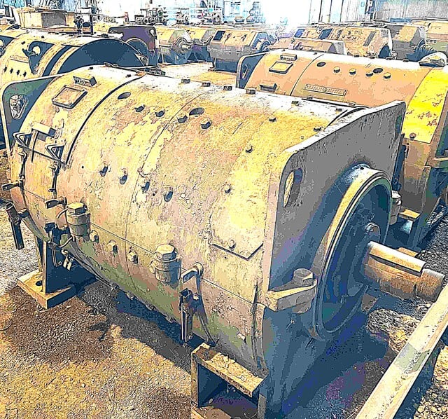 375/500 HP 360/325 RPM General Electric / Westinghouse, Frame 622, CP - Image 3