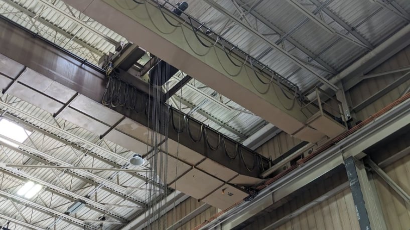 50 Ton, Overhead Crane & Svc, 75' 0" Span, 44' lift, radio control, VFD All Motions, 1993 Qty 2 Avail [#2423] - Image 4