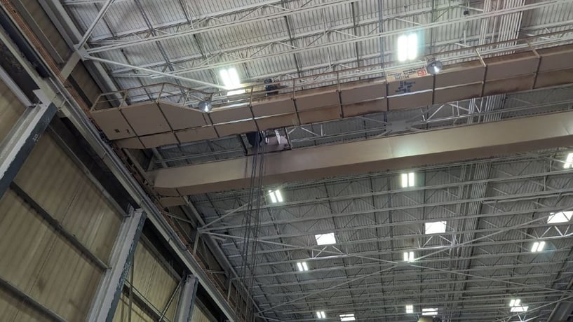 50 Ton, Overhead Crane & Svc, 75' 0" Span, 44' lift, radio control, VFD All Motions, 1993 Qty 2 Avail [#2423] - Image 3