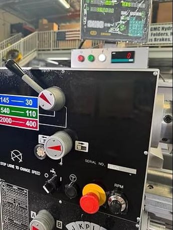 14" x 40" GMC #GML-1440BGF-3, high speed metal lathe, 6" 3-jaw chuck, 8" 4-jaw chuck, 1.5" bore, D1-4 - Image 10