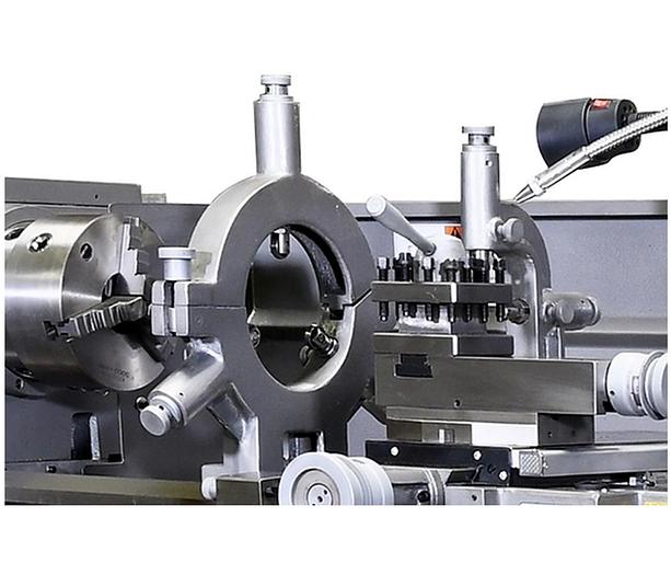 16" x 60" GMC #GML-1660HD, gap bed lathe, 8" 3-jaw chuck, 10" 4-jaw chuck, 2-1/16" bore, D1-6, 5.5" Steady - Image 4