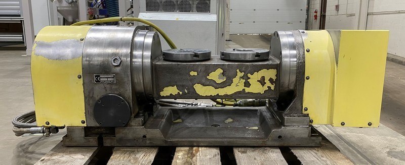 6.7" Nikken #5AX-2" MT-170-200FA, Dual-Axis Trunnion, Fanuc Servo, 2005 - Image 3