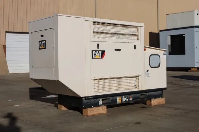 50 KW Caterpillar #DG50-2, generator, sound attenuated enclosure, 277/480 Volts, 2017, #090410 - Image 1