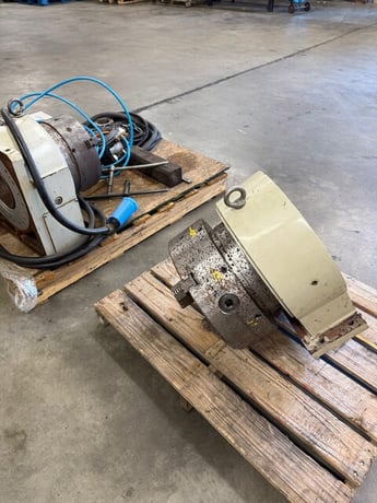 Forkhardt #5C QUAD 4 position indexer, 5.875" centerline height,w/Mitsubishi drive & motor,S/N 4122-4125, 2019 - Image 1