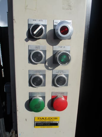 MPC #140 Stator end turn frame blocker / hydraulic vertical stator press, 1998 - Image 5