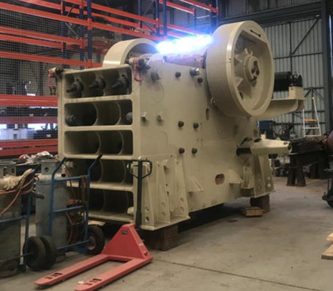 42" x 55" Metso #C140, Jaw Crusher, hydraulic adjustment system, refurbished - Image 6