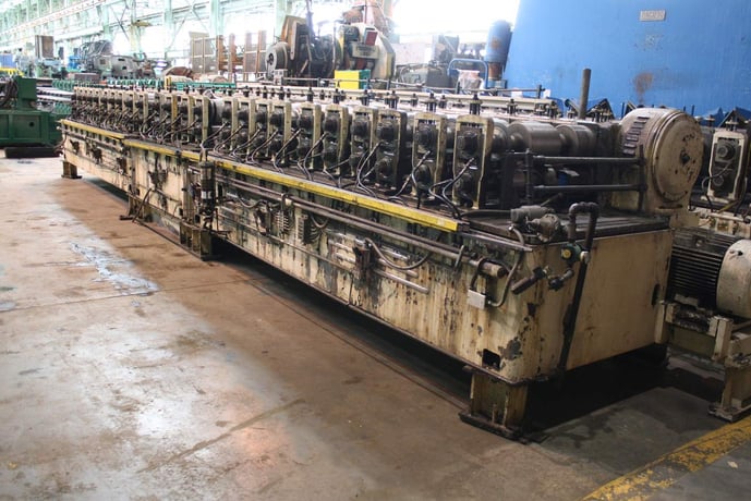 24 Stand, Tishken #24-MW-3, rollformer, 3" spdl diameter, 36" rollspace, equal gearing, automatic lube, 1984 - Image 5
