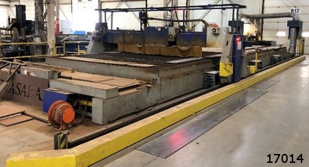 Messer #Titan-II-14/4, 13' x 45' 4" cutting surface, 30" table height, plasma cutting process, 2008 - Image 2