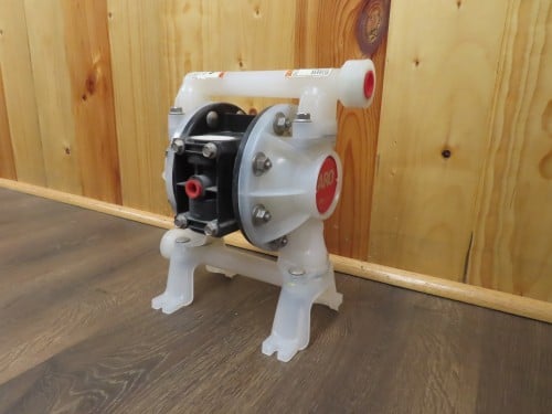 .5" ARO #PD05P-APS-PAA-B, air operated double diaphragm pump, non-metallic polypropylene, unused - Image 1