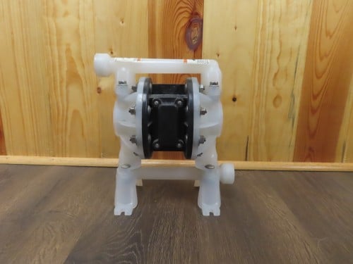 .5" ARO #PD05P-APS-PAA-B, air operated double diaphragm pump, non-metallic polypropylene, unused - Image 3
