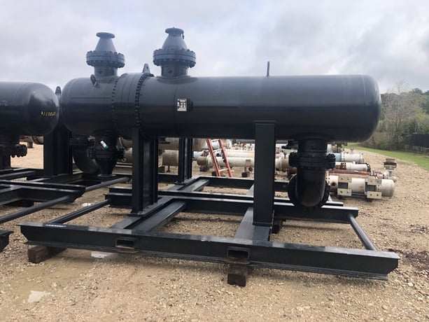 1250 sq.ft., 500 psi shell, Ohmstede, 480 psi tube, 36" shell diameter x 10' 0" F/F, 500&deg; F, 2014 - Image 1