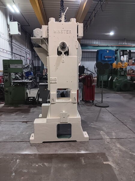 60 Ton, Minster #P2-60-42, Cieco PPC1000R press Control, 3" stroke, 13.5" Shut Height, 15 HP, 80-240 SPM - Image 4