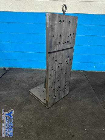 18" x 44" Custom steel angle plate, #77112 - Image 4
