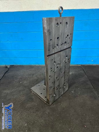 18" x 44" Custom steel angle plate, #77112 - Image 6