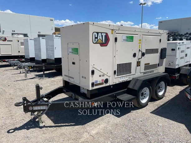110 KW Caterpillar #XQ125, mobile diesel generator set, 1800 RPM, 480 Volts, 643 hours, 2022 - Image 3