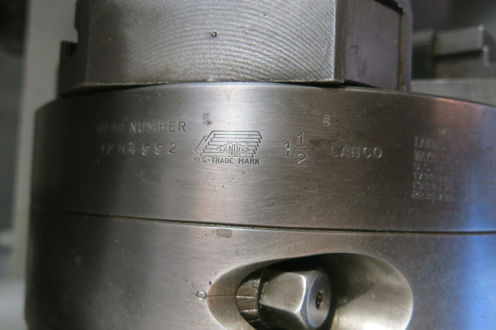 1-1/2" Landis #12C, bolt & rod threader, Serial # 12CP1B-05 - Image 5