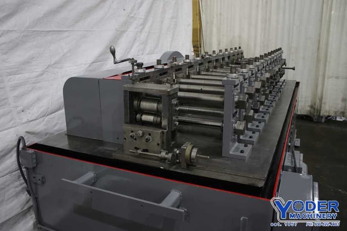 12 Stand, Dahlstrom #450-12, rollformer, 2" spindle diameter, 18" roll space, 10 HP, 50-150 FPM, #75673 - Image 2