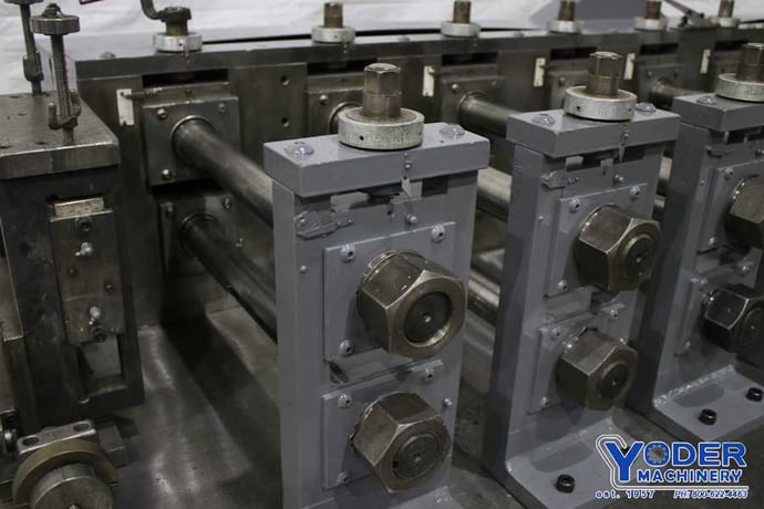12 Stand, Dahlstrom #450-12, rollformer, 2" spindle diameter, 18" roll space, 10 HP, 50-150 FPM, #75673 - Image 4
