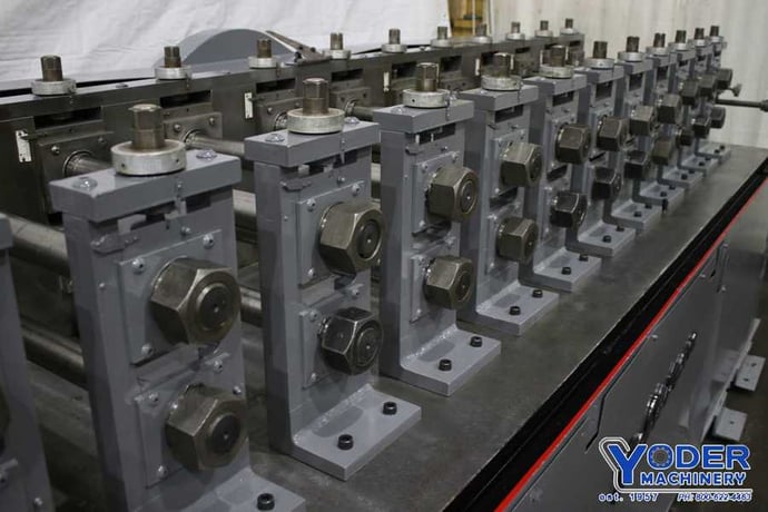 12 Stand, Dahlstrom #450-12, rollformer, 2" spindle diameter, 18" roll space, 10 HP, 50-150 FPM, #75673 - Image 5