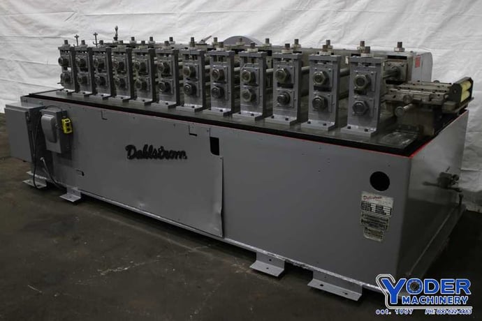 12 Stand, Dahlstrom #450-12, rollformer, 2" spindle diameter, 18" roll space, 10 HP, 50-150 FPM, #75673 - Image 6