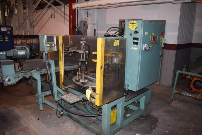 12 Ton, Neff #D12-5M, C-Frame hydraulic press, 7" stroke, 18" daylight, 7" throat, 30" rotary table, 12 - Image 1