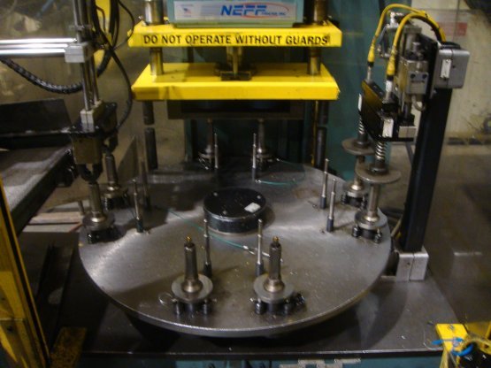 12 Ton, Neff #D12-5M, C-Frame hydraulic press, 7" stroke, 18" daylight, 7" throat, 30" rotary table, 12 - Image 5