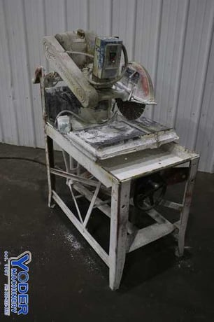 Norton #Supermatic-314, masonry saw, 14" blade, 13" x 22" work table, 3 HP, #76175 - Image 9