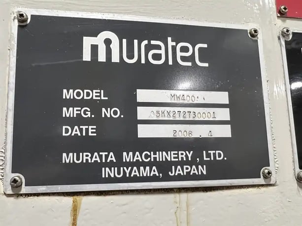 Muratec #MW400, dual spindle turning center,dual 3-jaw 15" chucks,dual 8-position turrets, 3500 RPM, 40 - Image 7