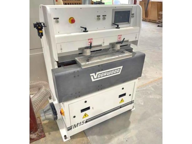 Voorwood #M-15, CNC Round End Tenoner & Mortiser, 1.5" thick x 4" wide x any length parts capacity, 0/45/90 - Image 1